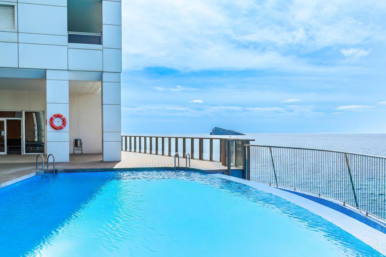 Gemelos Levante Beach Apartments Benidorm Bagian luar foto