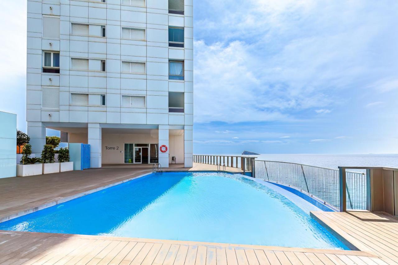 Gemelos Levante Beach Apartments Benidorm Bagian luar foto