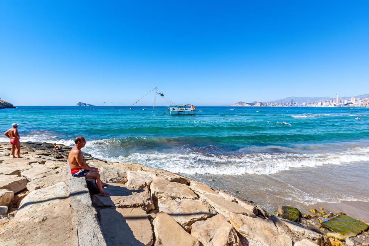 Gemelos Levante Beach Apartments Benidorm Bagian luar foto