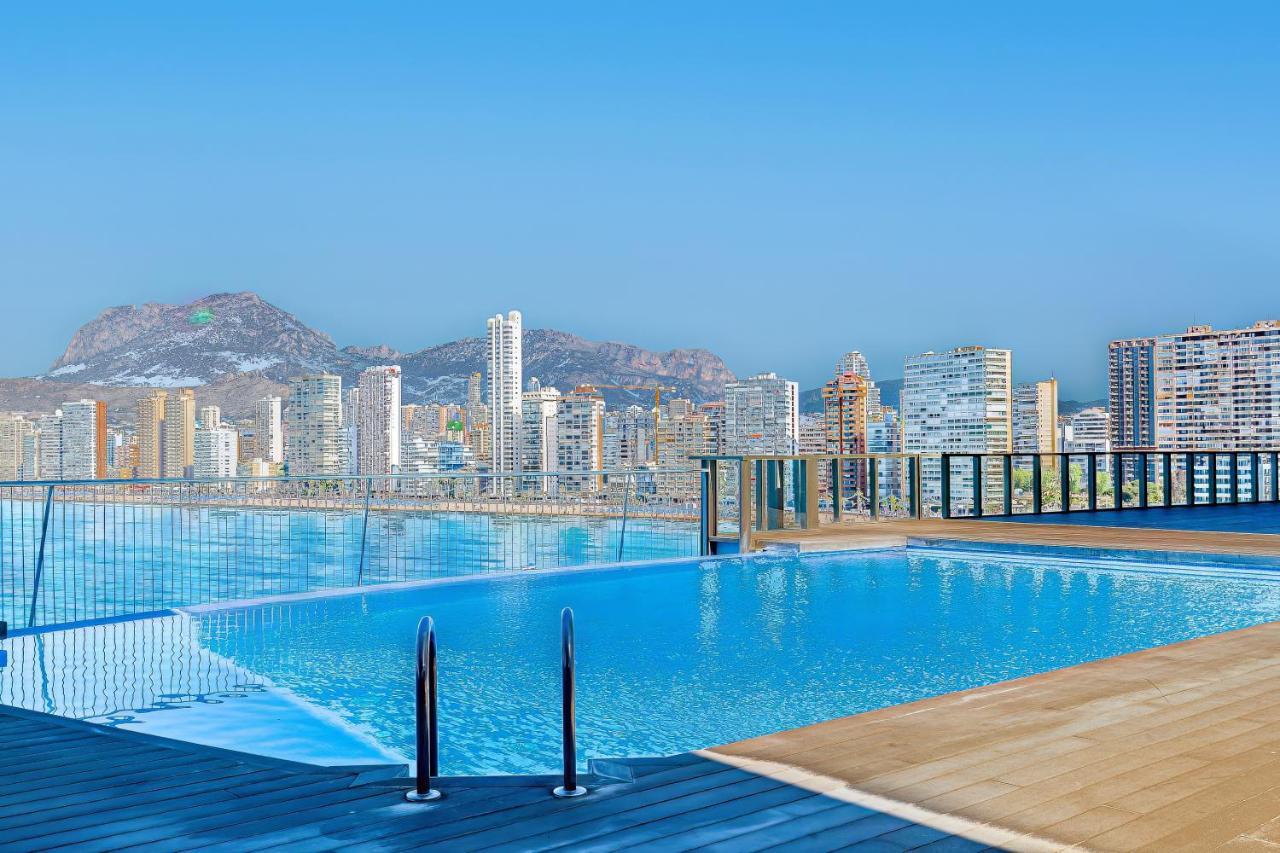 Gemelos Levante Beach Apartments Benidorm Bagian luar foto